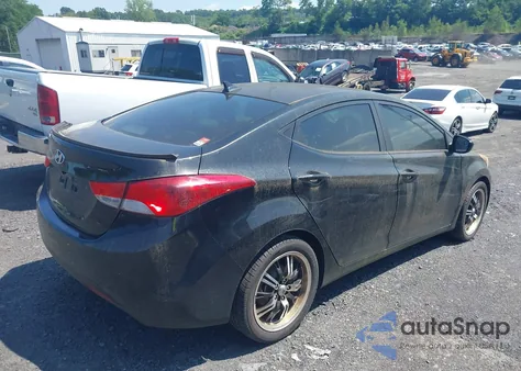 2012 Hyundai Elantra Gls/Limited from USA, damaged, VIN 5NPDH4AE0CH092620